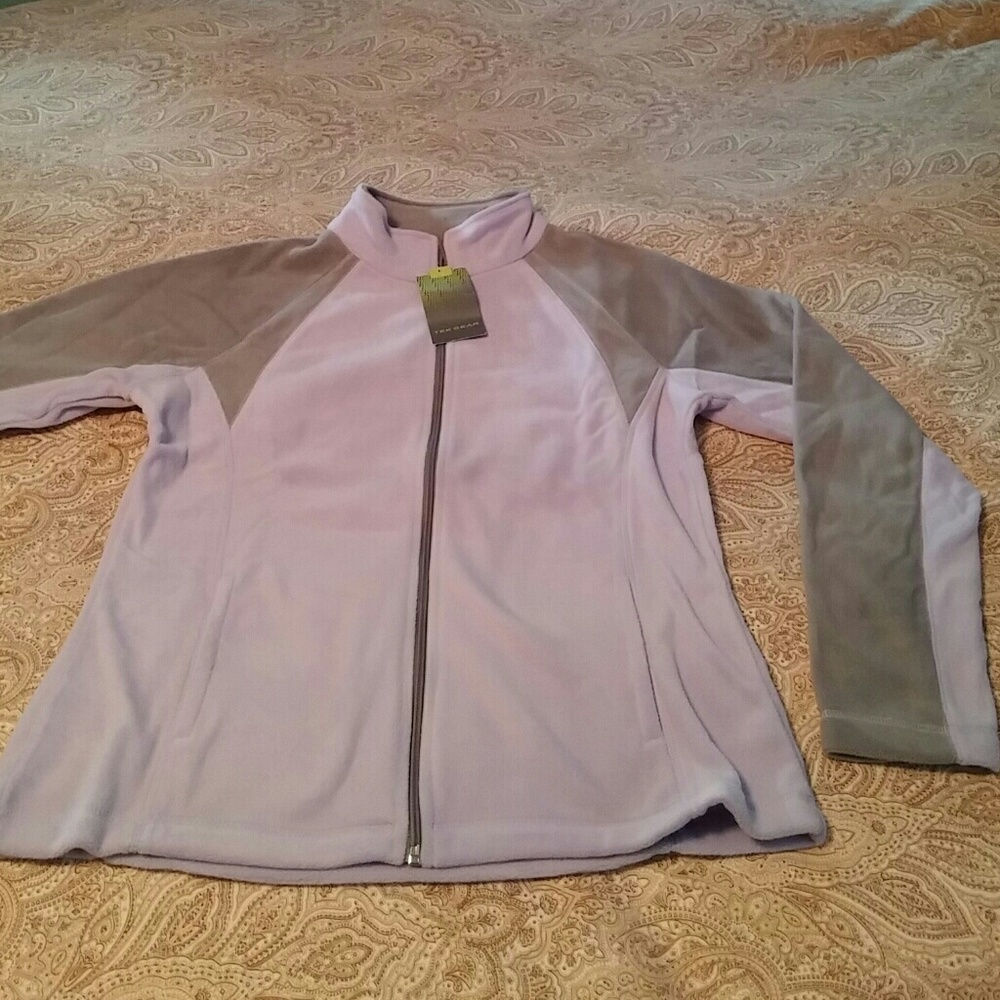 NWT Tek Gear full zip microfleece jacket